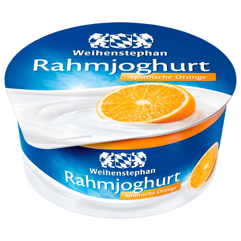 Weihenstephan Rahmjoghurt Spanische Orange 150g